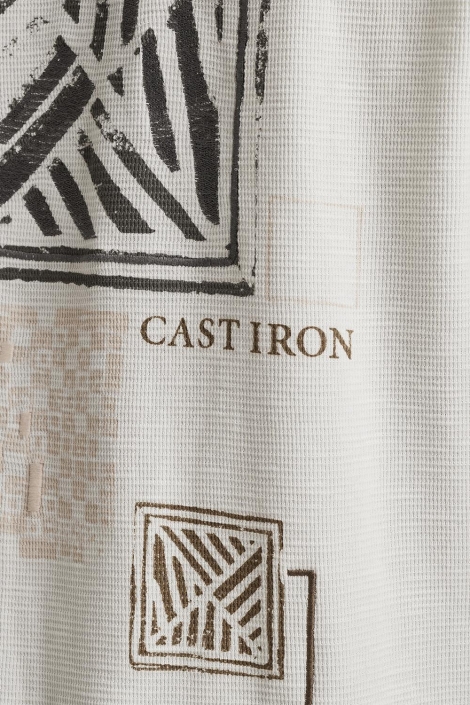 Cast Iron short sleeve r-neck regular fit wa